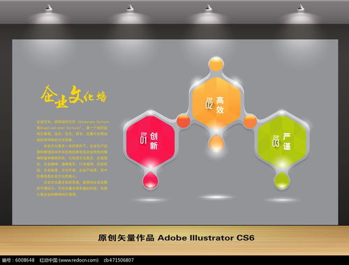 連接未來(lái) 創(chuàng)意幾何數(shù)字企業(yè)文化墻的設(shè)計(jì)與實(shí)踐